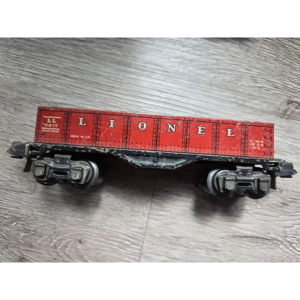 Vintage Lionel No. 1666 Pre-War Steam Locomotive Engine Train and Tender